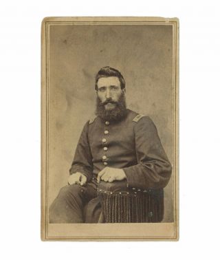 Civil War CDV of Lieut.  Richard D.  Andrews,  21st Missouri,  Regimental Order 2