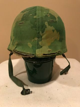 1969 Vietnam War M1 Helmet,  Liner And Cover