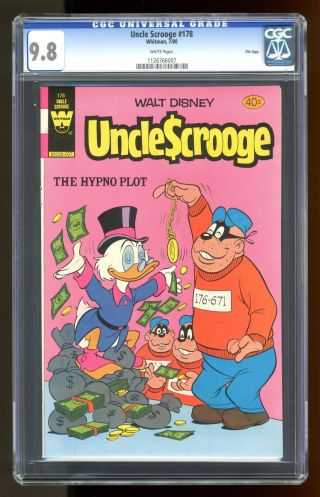 Uncle Scrooge 178 Cgc 9.  8 1980 1126766007