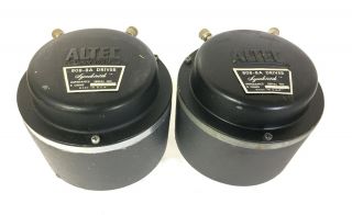 Vintage Altec Lansing 808 - 8a Horn Drivers Restored,  Recharged Magnets Pair