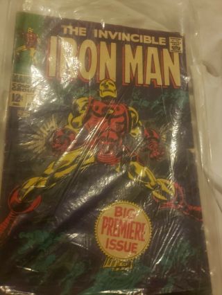 Pre - Owned Iron Man 1 (may 1968,  Marvel)