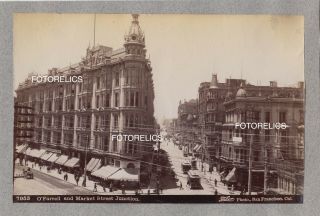1900 Taber Photograph Of San Francisco California 7 1/2 " By 5 "