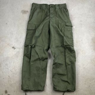 Vietnam 1969 Poplin Rip - Stop Jungle Trousers Og 107 Combat Tropical Short Medium