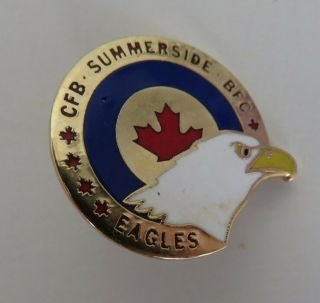 Vintage Eagles Cfb Summerside Bfc Enamel Pin (inv19934)