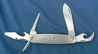 1965 Camillus Viet Nam Era Us Military 4 Blade Folding Knife