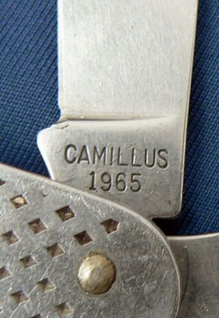 1965 CAMILLUS VIET NAM ERA US MILITARY 4 BLADE FOLDING KNIFE 2