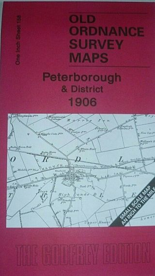 Ordnance Survey Maps Peterborough & District Map Deeping St James 1906 S158