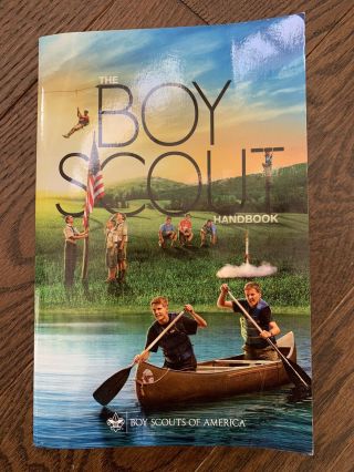 The Boy Scout Of America Handbook 2016 Printing Book With Some Creases
