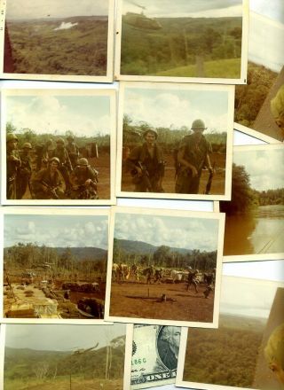 (10) Vietnam Co.  H,  75th Recon Rangers,  1st Cav Div Gis At Lz Speer Photos