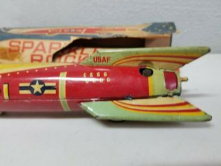 Vintage Masudaya Sparkling Rocket V - 1 Japan 1950 Space Toy 3