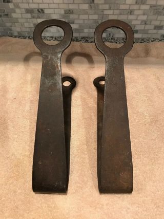 2 Vintage Newhouse 5 / 15 Bear Trap Springs Trapping Victor Sargent