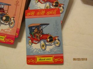 Complete Double Decks of 1903 Packard & Buick Cars Playing Cards Made by Arrco 2