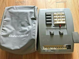 Vintage Bohn Contex Mechanical Calculator