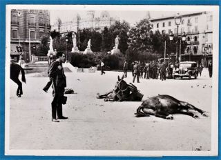 Photo Foto Guerra Civil War Begin Plaza De Catalunya Barcelona Spain Espana 1936