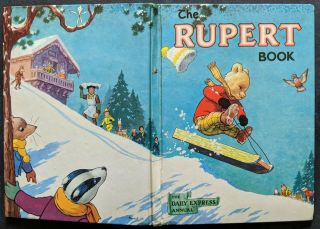 Rupert Annual 1956.  Paint Contest Untouched.  Not Inscribed Or Clipped