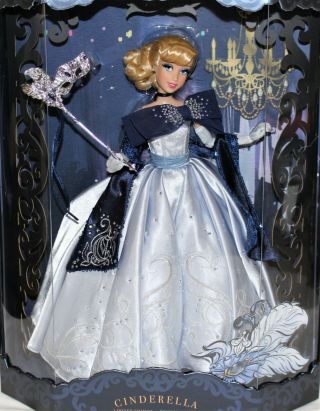 Disney Midnight Masquerade Cinderella Doll Designer Series Limited Edition