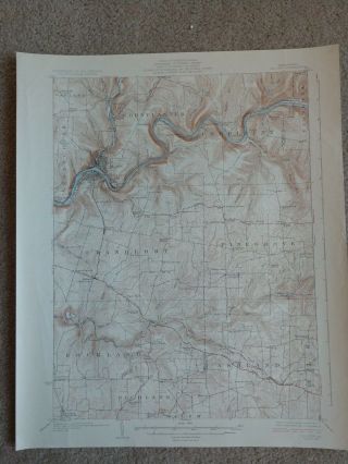22x29 1924 Usgs Topo Map Oil City,  Pennsylvania Pinegrove Cornplanter Cranberry
