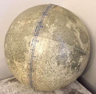 Vintage Rand Mcnally Lunar Globe 1969