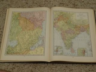 Vintage Antique book Hammonds Standard Atlas of the World - 1938 - Awesome Maps 2