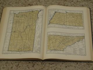 Vintage Antique book Hammonds Standard Atlas of the World - 1938 - Awesome Maps 3