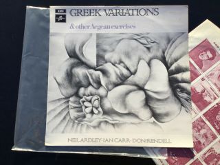 Greek Variations Lp Neil Ardley Ian Carr Don Rendell Scx 6414 Very Rare Jazz