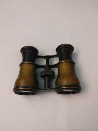 Vintage Opera Binoculars Glasses Jumelle Duchesse Brass Metal