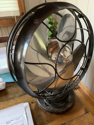 Vintage Silver Swan Fan 3