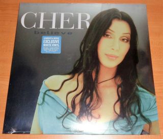 Cher - Believe - B&n Limited White Color Vinyl Lp,  Download - Reflective Cover