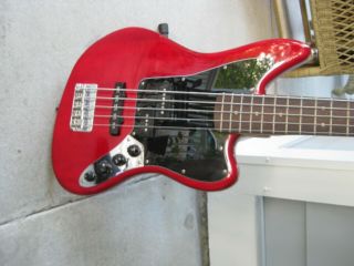 Fender Squier Vintage Modified 5 String Jaguar Bass.