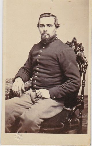 Civil War Cdv Soldier Syracuse Owego York