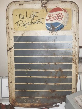 Vintage Pepsi Sign 1940 