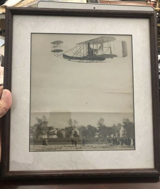 1909 Wright Brothers Start Flight To Statue Of Liberty Aviation Photo
