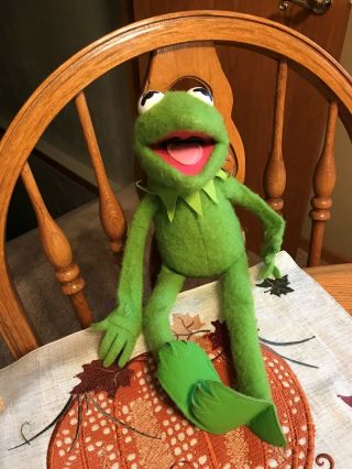 Fisher - Price Kermit The Frog 850 Vintage 1976 Jim Henson Muppet Doll Plush 17 "