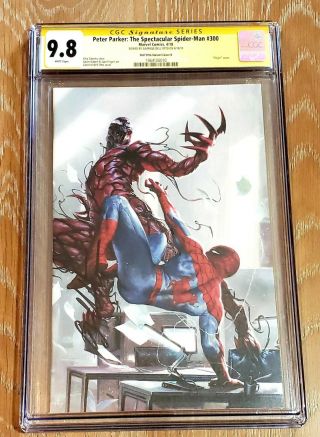 Peter Parker: The Spectacular Spider Man 300 Cgc Ss 9.  8 Signed By Dell Otto