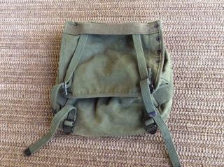Army Military Surplus M - 1956 Utilty Web Belt Butt Pack Alice Vietnam War Usgi