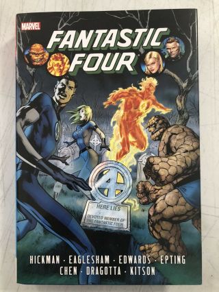 Marvel Fantastic Four Jonathan Hickman Omnibus Vol 1 Oop Hardcover