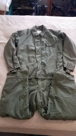 U.  S.  Navy Deck Jacket And Pants Size Large