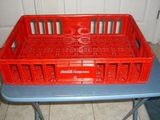 Vintage Coca Cola Coke Crate Carrier Red Plastic Carrier