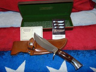 Vintage Westmark 701 Hunting Knife Usa Or Carried Box Papers