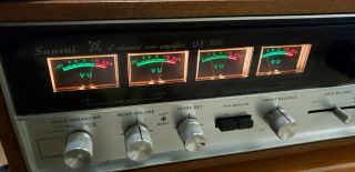 Vintage Sansui Qs - 500 4 Channelrear Amplifier Amp Phono Org