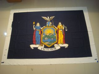Large - York Vintage Marine Flag / Banner - 100 Cotton - 100