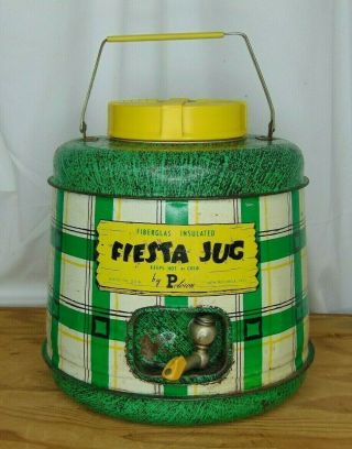 1950s Fiberglass Insulated Fiesta Jug By Poloron