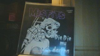 The Misfits Die Die My Darling Colored Vinyl White Danzig Exc.