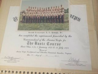 VIETNAM WAR SOLDIER PHOTO ALBUM Helicopter Pilot Navy Marines Honors Certificate 3