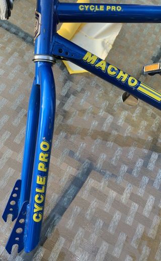 Complete Cycle Pro 70s - 80s 0g Bmx Bike Blue Yellow 0s Vtg Old School Survivor