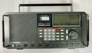 Vintage Grundig Satellit 800 Millennium Am/fm/sw/ssb/lsb Radio World Receiver