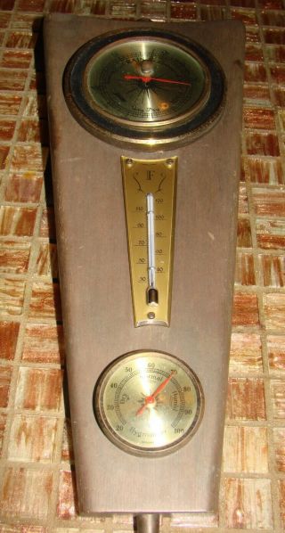 Jason Vintage Barometer Thermometer Hygrometer Made In West Germany