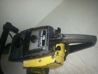 Vintage Mcculloch Pro 81 Muscle Chainsaw 28 