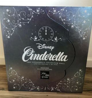 Nib Disney Cinderella Doll Limited Edition 1 Of 2500 Saks Fifth Avenue