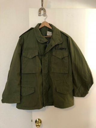 Us Army M - 65 Field Jacket – Men’s Medium - Vintage Late 1960’s Through 1970’s